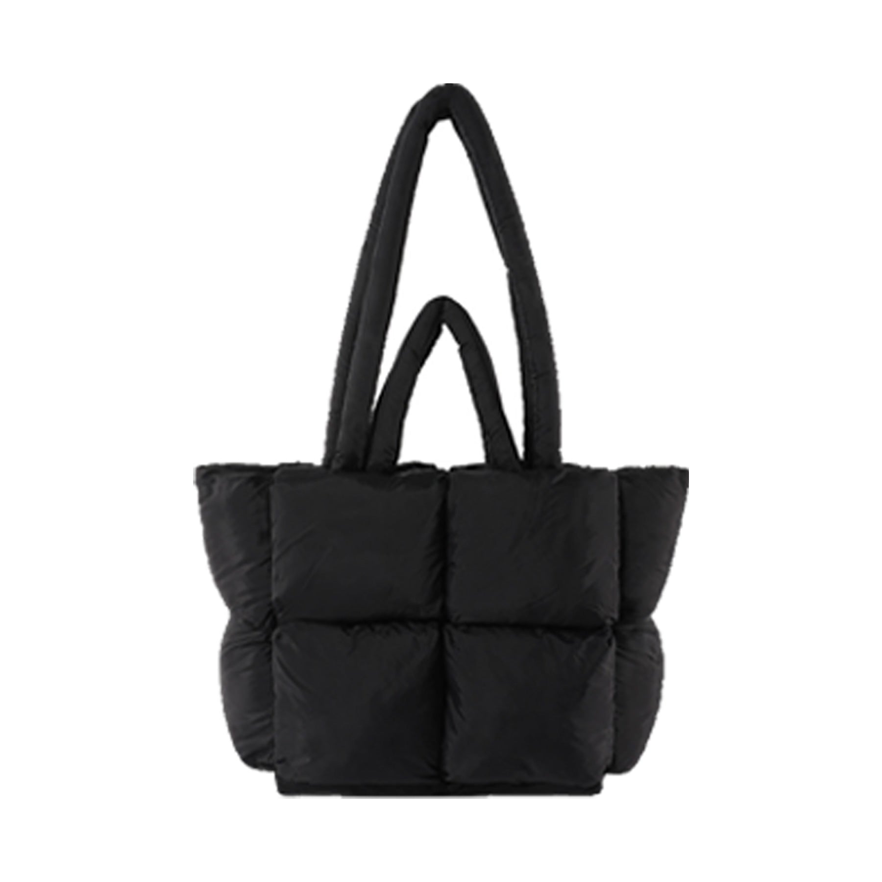 Large Quilted Puffy Handbag