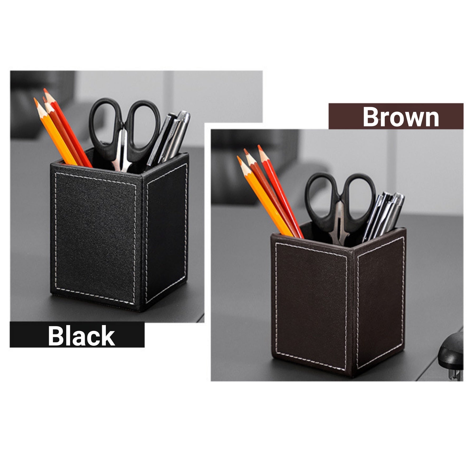 Simple Leather Pen Holder