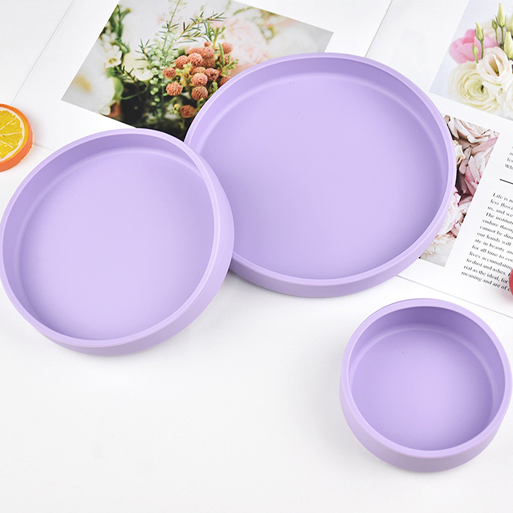 Silicone Snack Plate Set