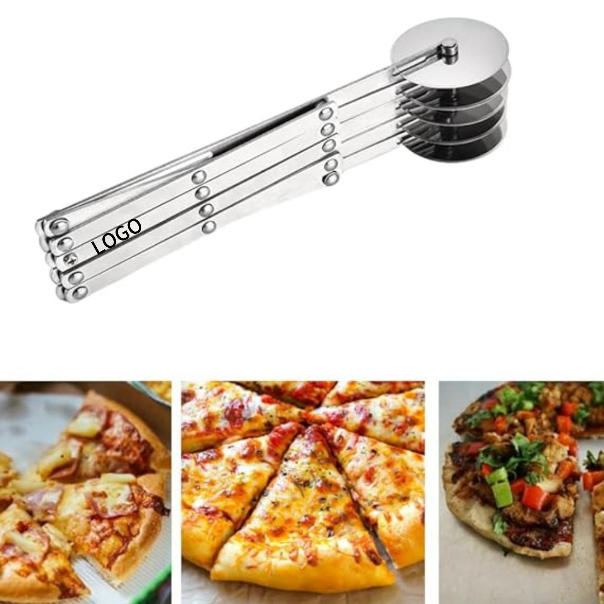 Stainless Steel 5-Wheel Pizza Cutter