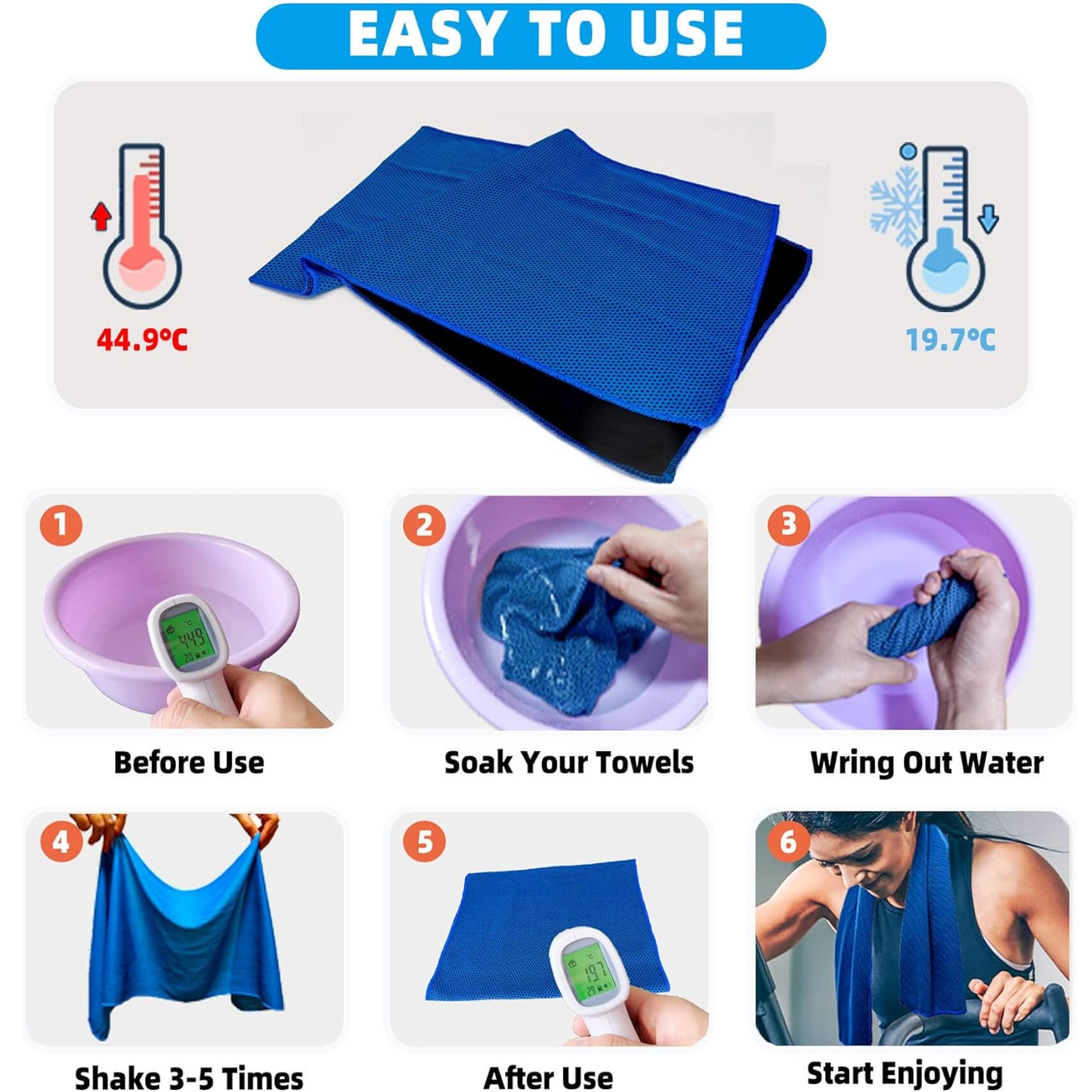 Soft Breathable Chilly Towel
