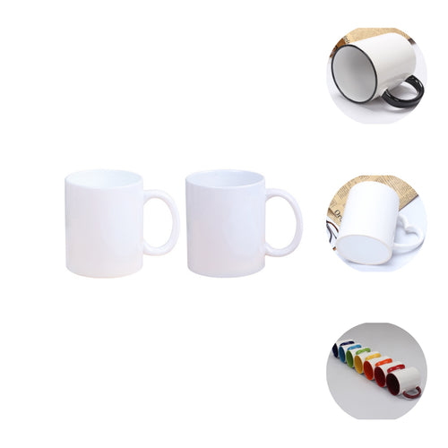 10 Oz. White Ceramic Mug
