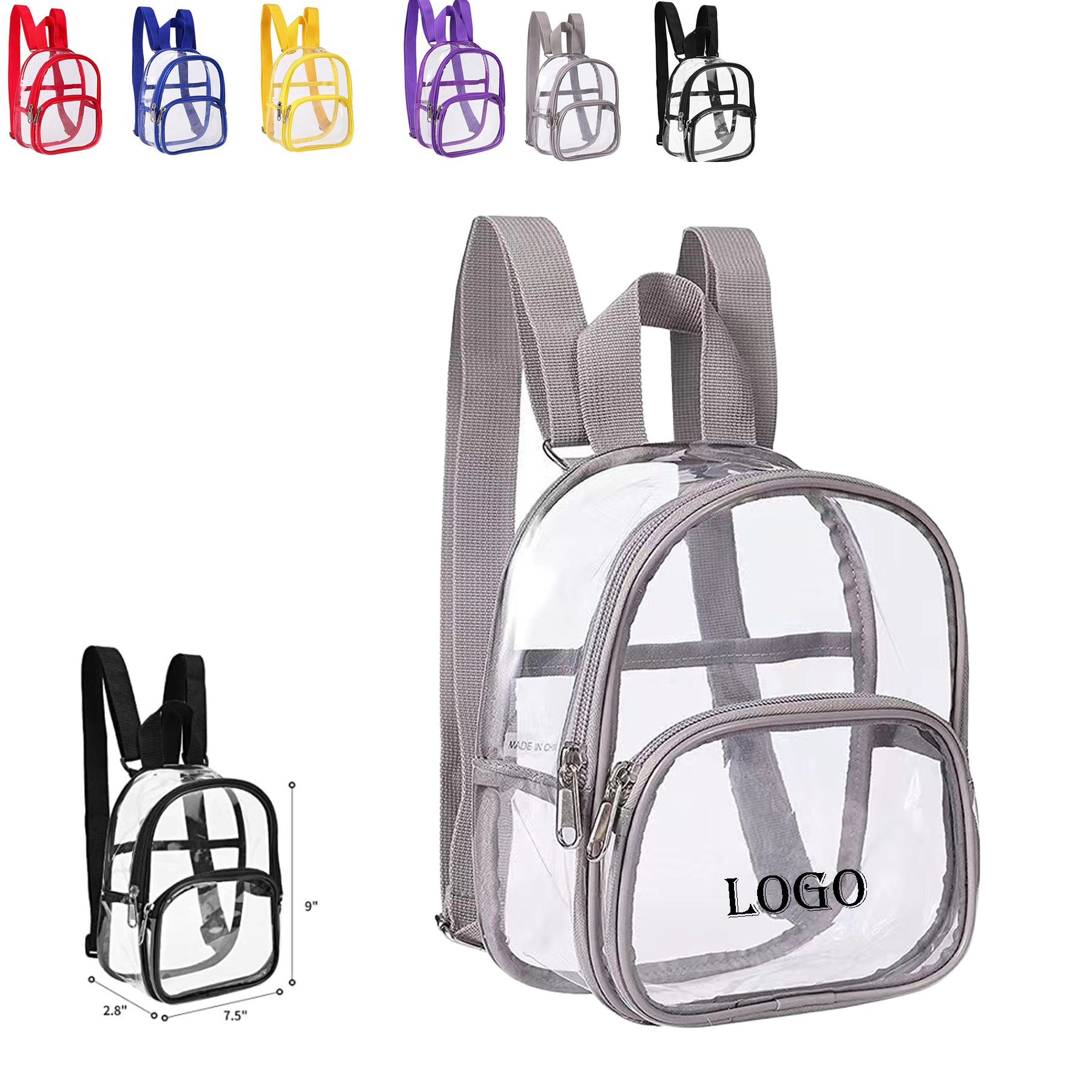 Transparent Pvc Backpack