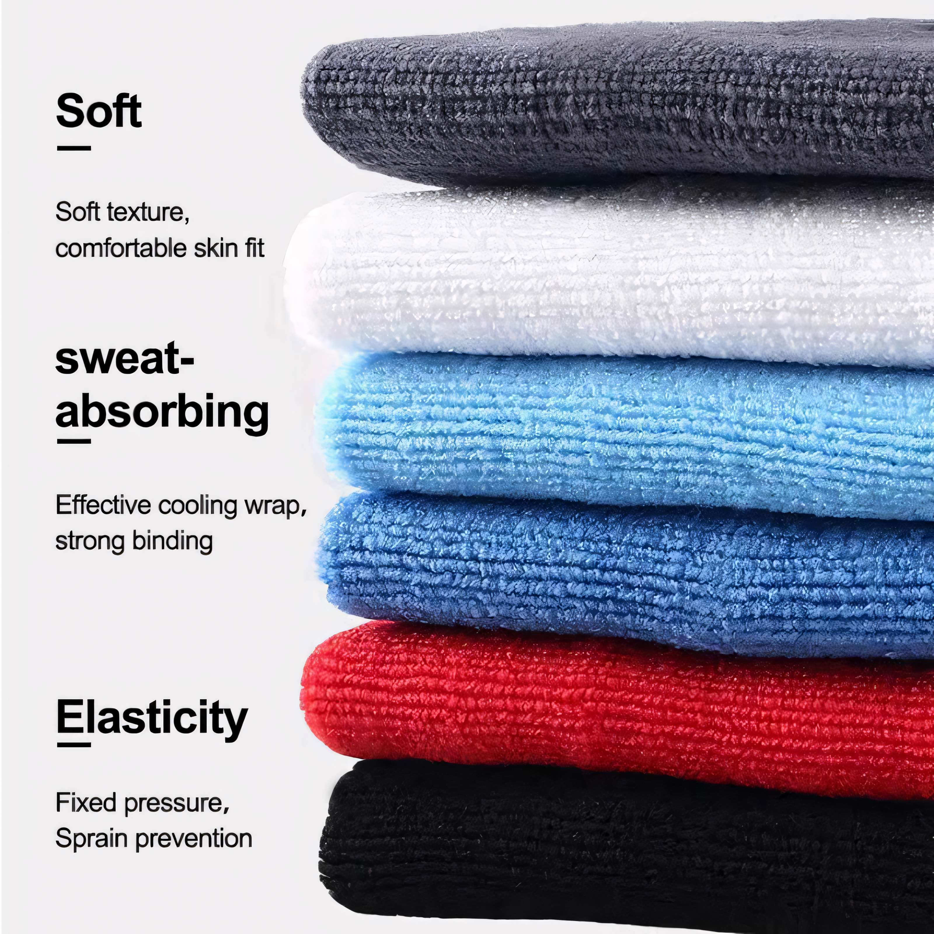 Sport Breathable Sweat-Absorbent Cotton Wristbands