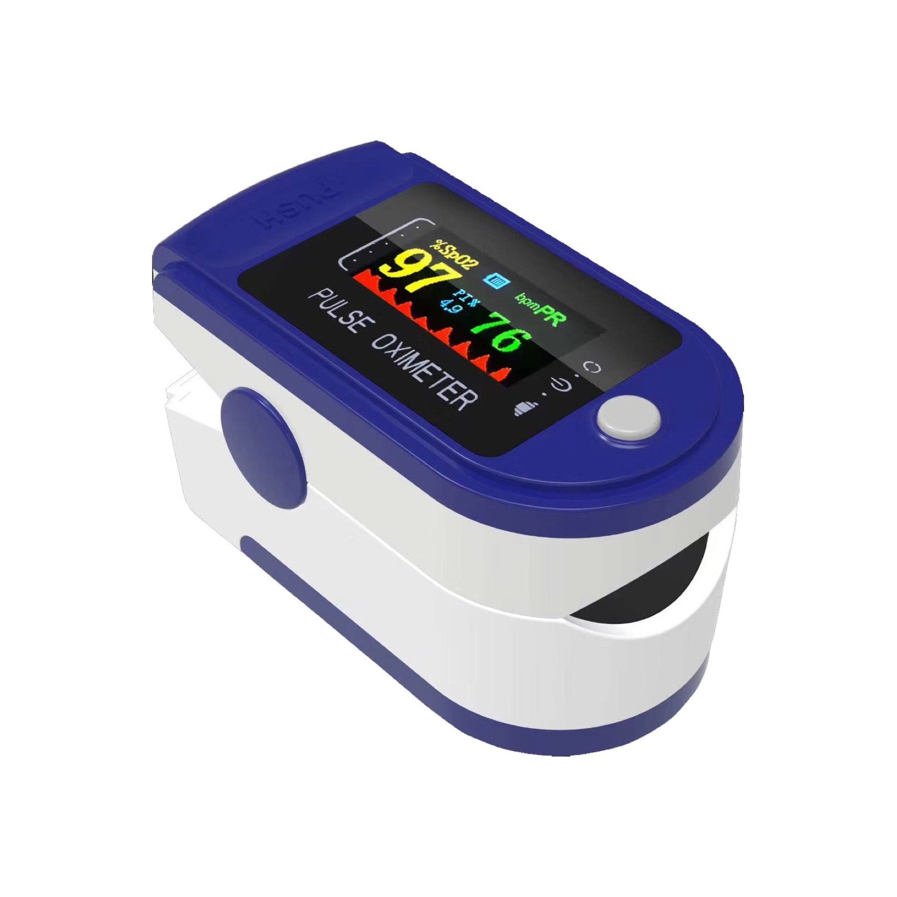 Handheld Led Fingertip Pulse Oximeter