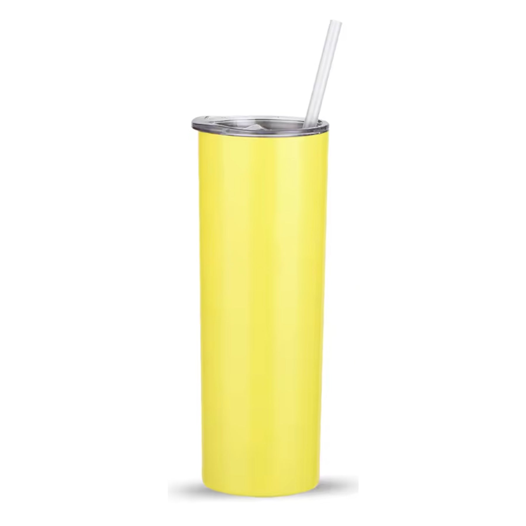 20oz Stainless Steel Skinny Tumbler With Straw