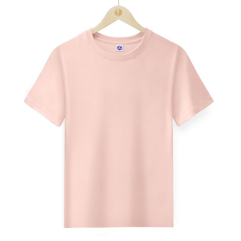 Cotton Round Neck Short Sleeved Men's T-shirt With Half Sleeves