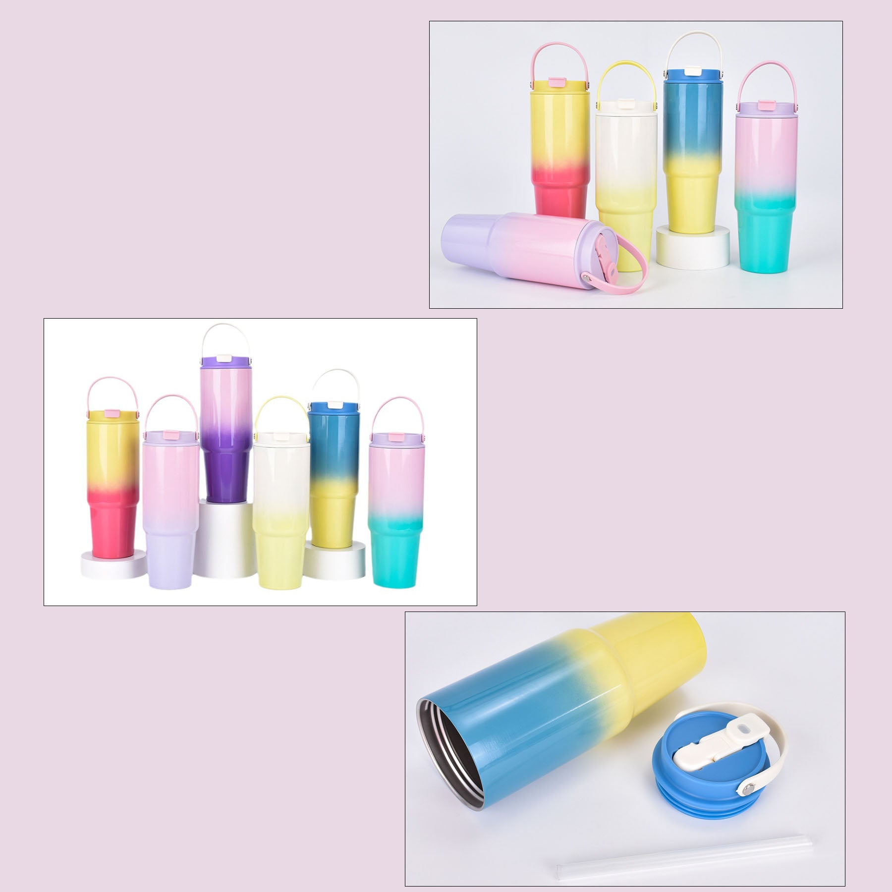 20oz Insulated Stainless Steel Tumbler with Handle