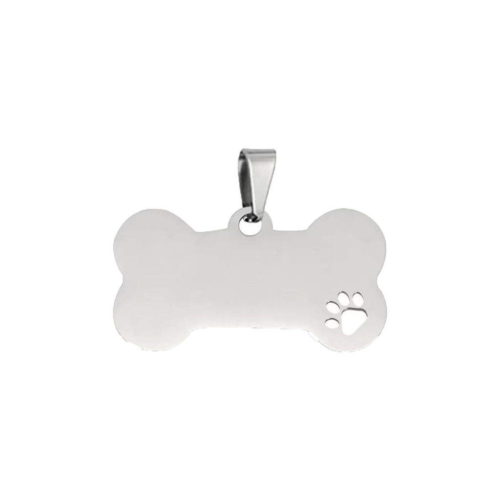 PawBone Hollow Stainless Pet Tag