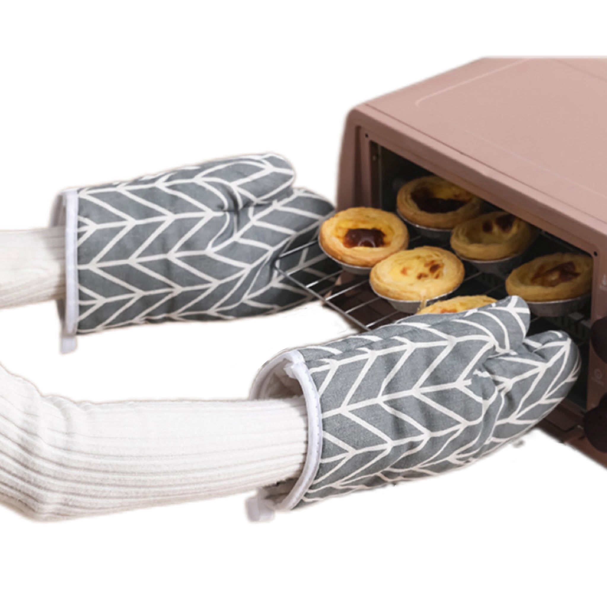 Heat-Resistant Kitchen Oven Gloves