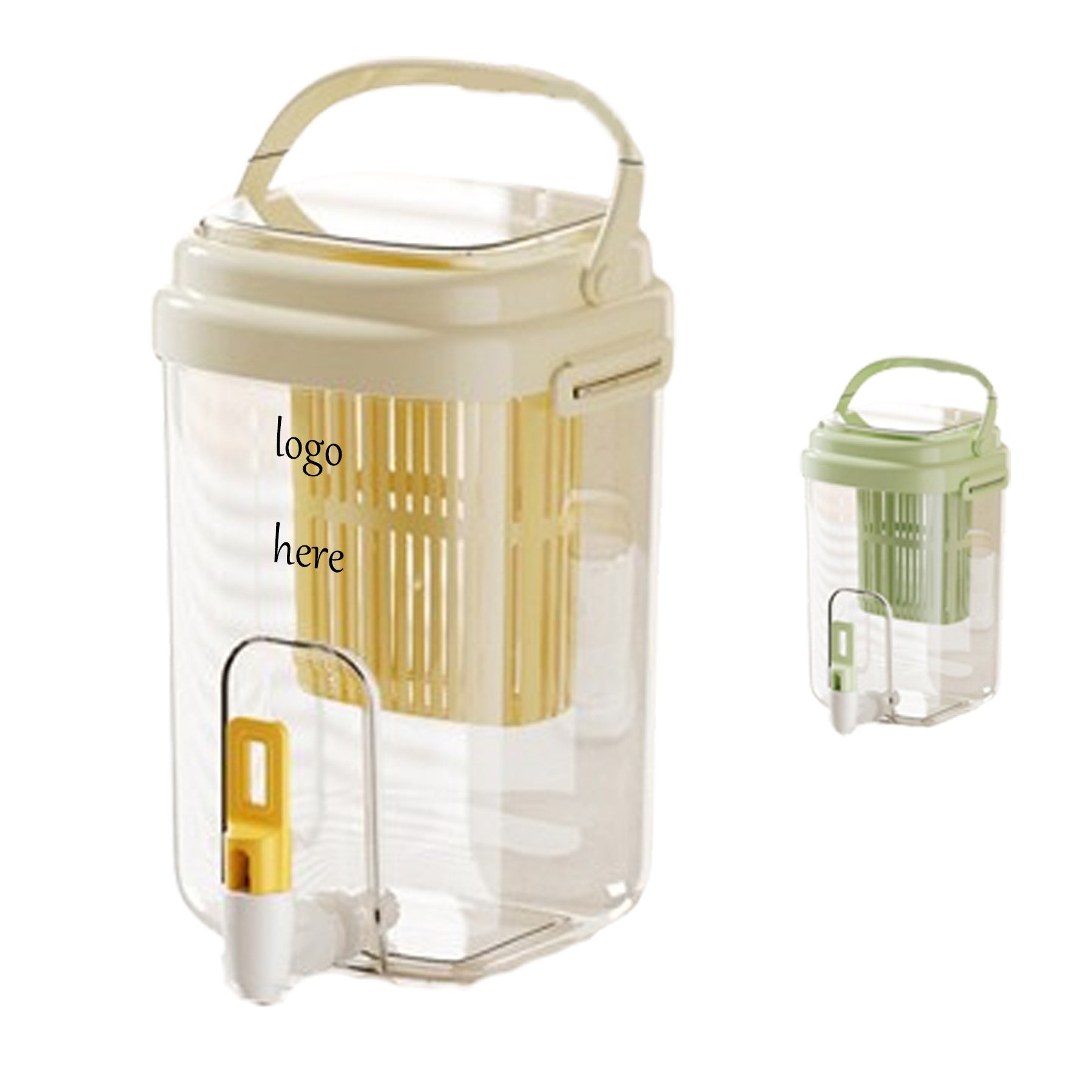 Clear Plastic Water Bucket With Faucet