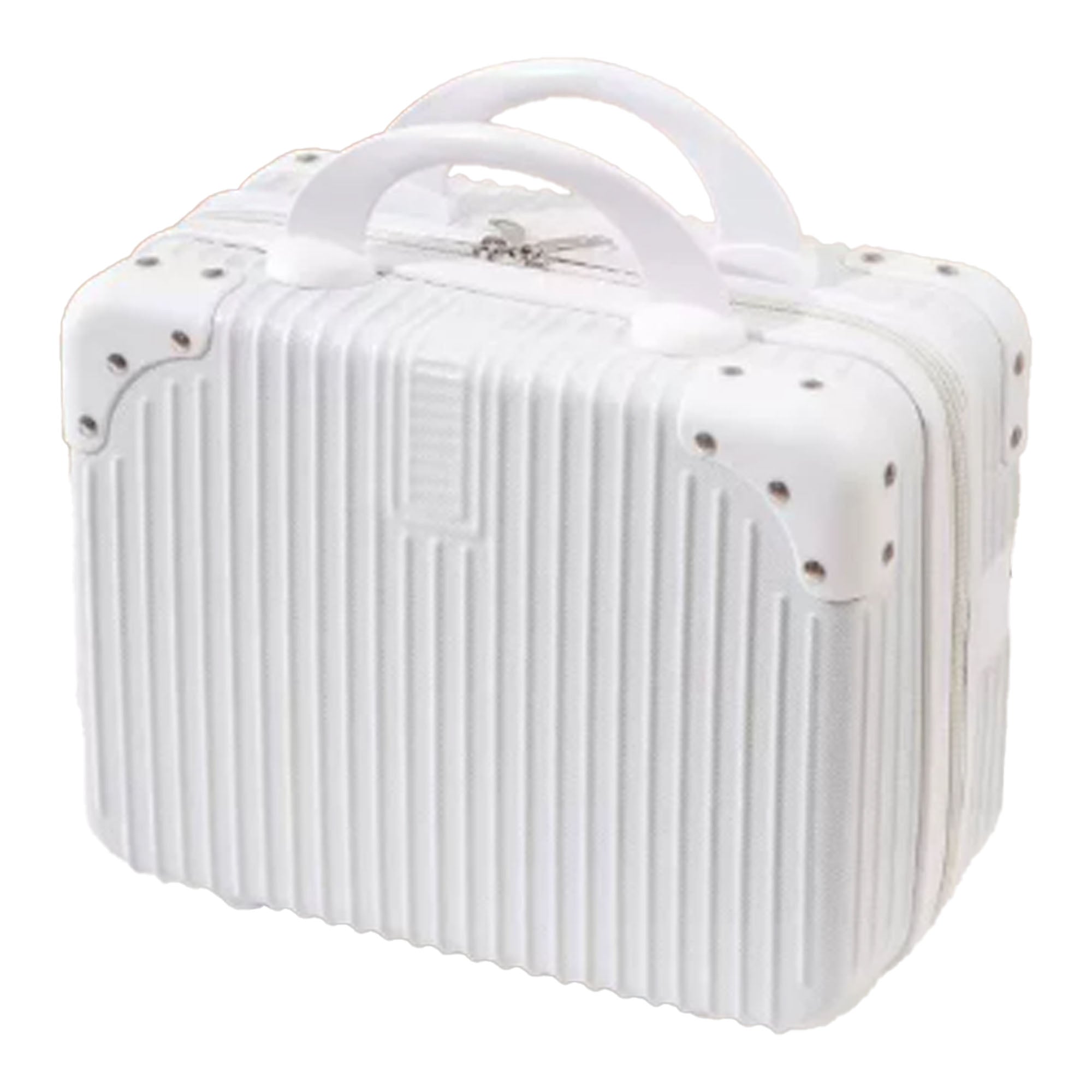 14" Retro Mini Luggage Makeup Case Portable Travel Organizer