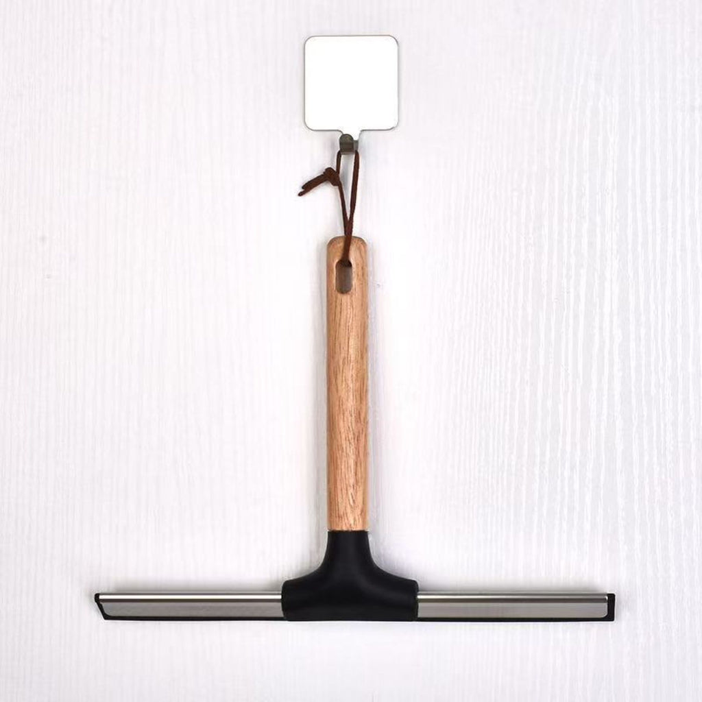 Wooden-Handled Glass Wiper