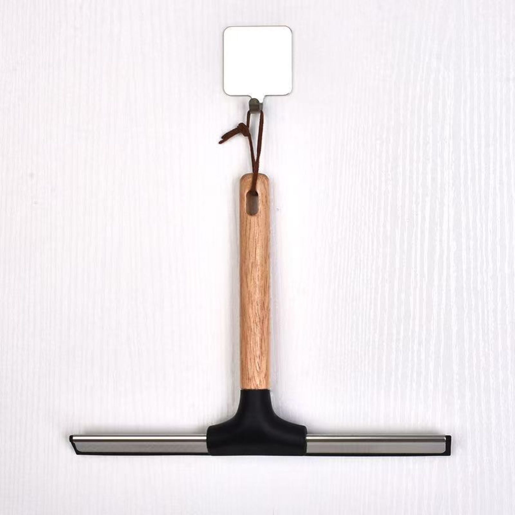 Wooden-Handled Glass Wiper