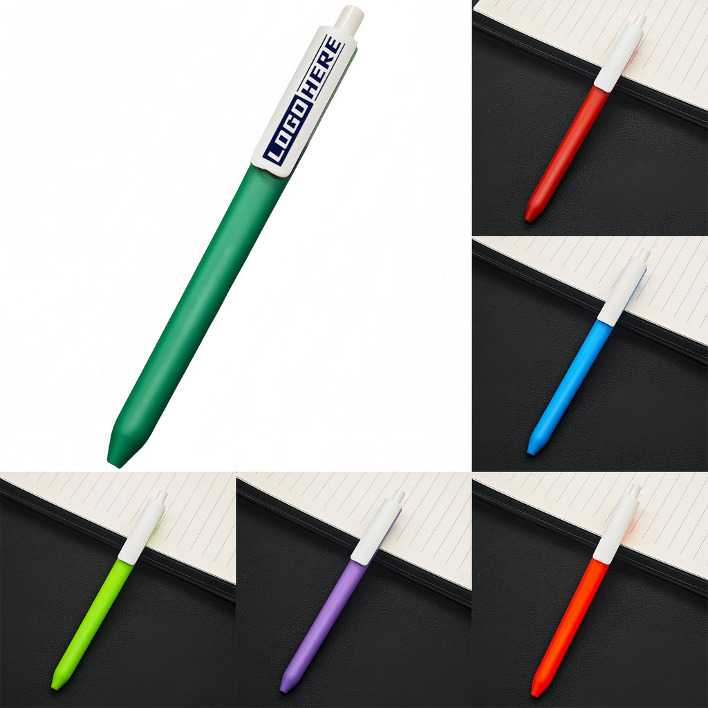 Large Clip Retractable Ballpoint Pen