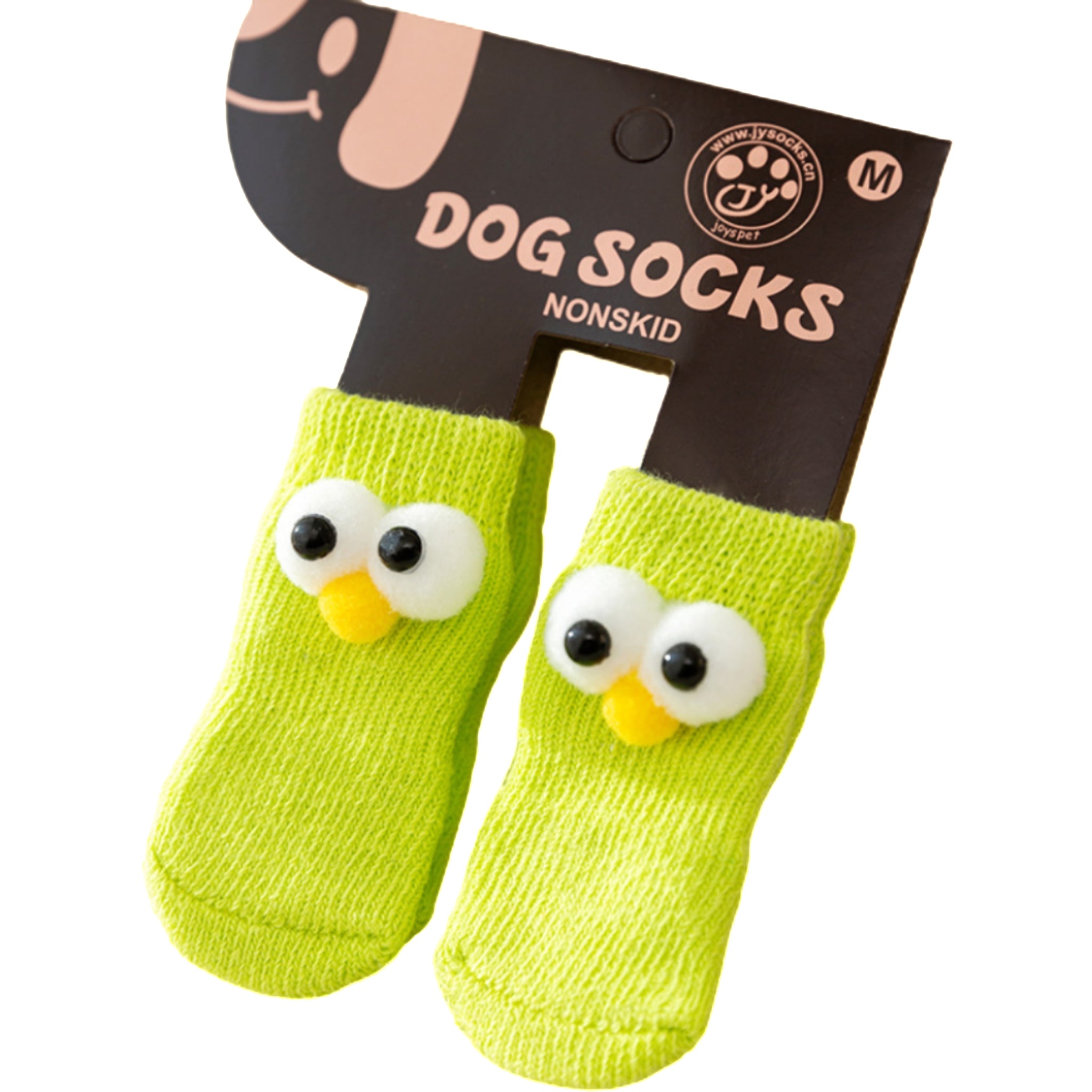 Hypoallergenic Non Slip Dog Socks With Cute Cartoon Eyes