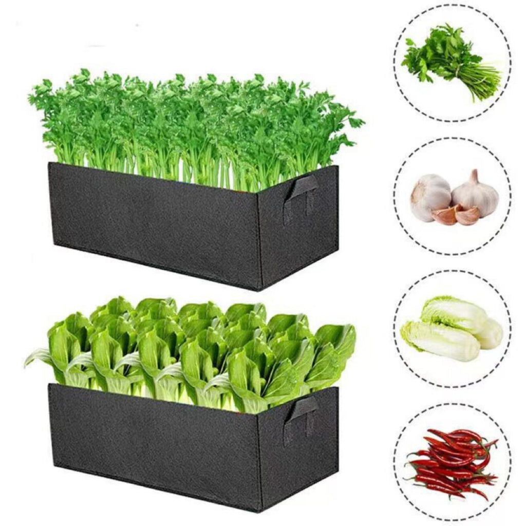 Multi-Compartment Rectangular Felt Planting Bag