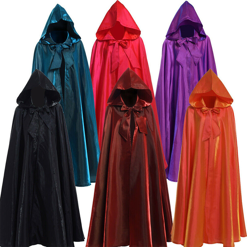 Halloween Cloak Wizard Robe Death Character Performance Costume