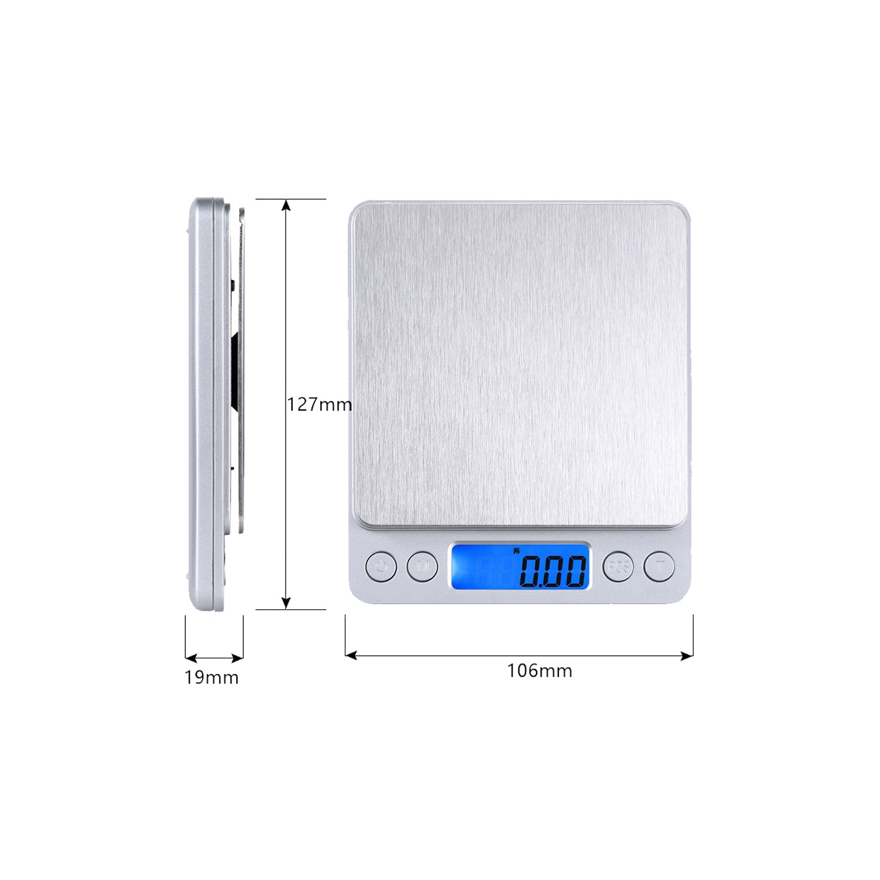 Stainless Steel Multifunction Digital Kitchen Scale