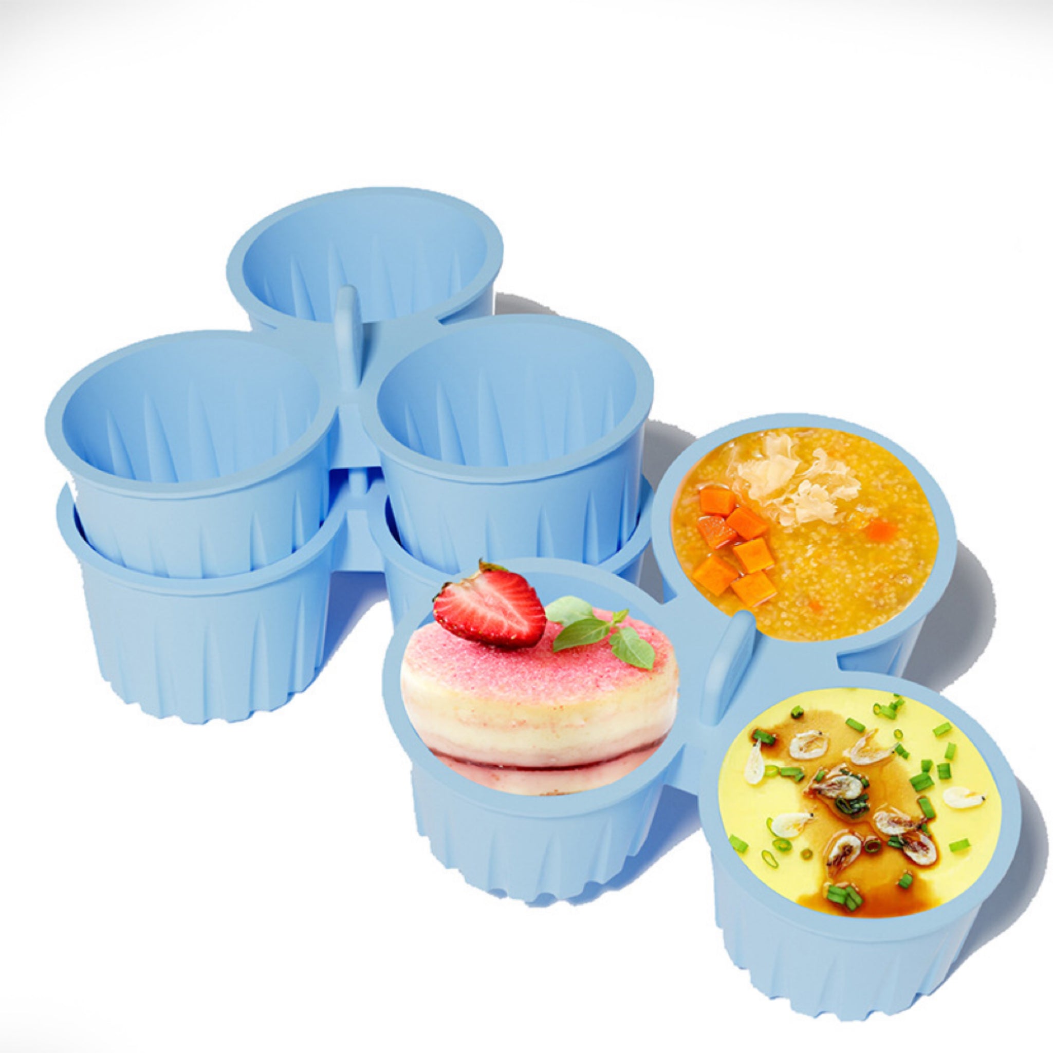 Multifunctional Silicone Food Bowl