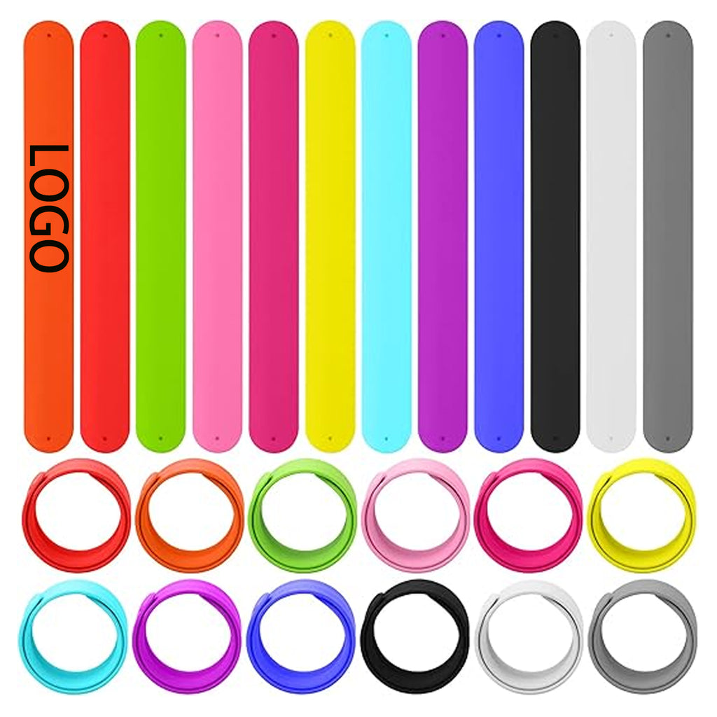 Silicone Rubbber Slap Bracelets