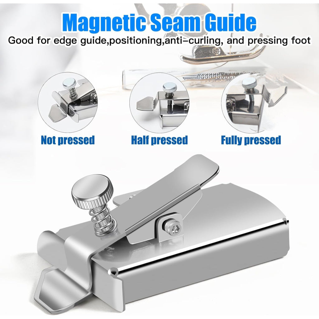Stainless Steel Magnetic Sewing Guide Helper