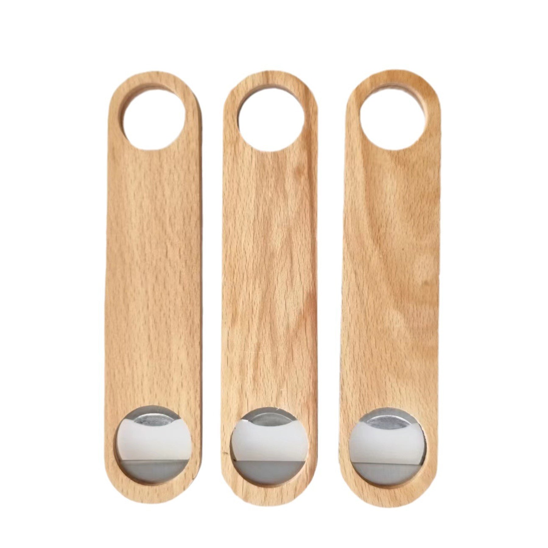 Stainless Steel Wooden Long Bottle Opener