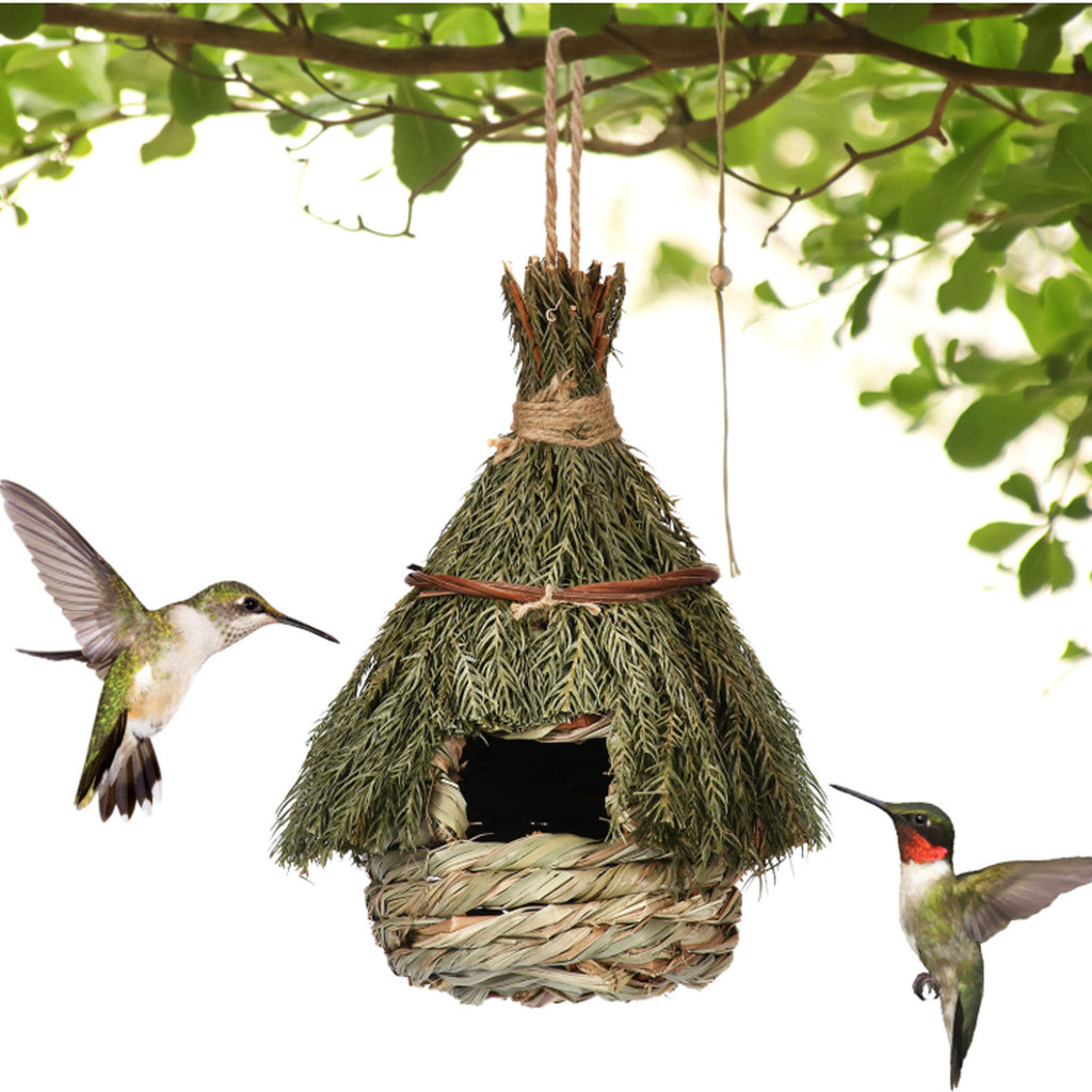 Environmentally Friendly Hand-woven Grass Bird House