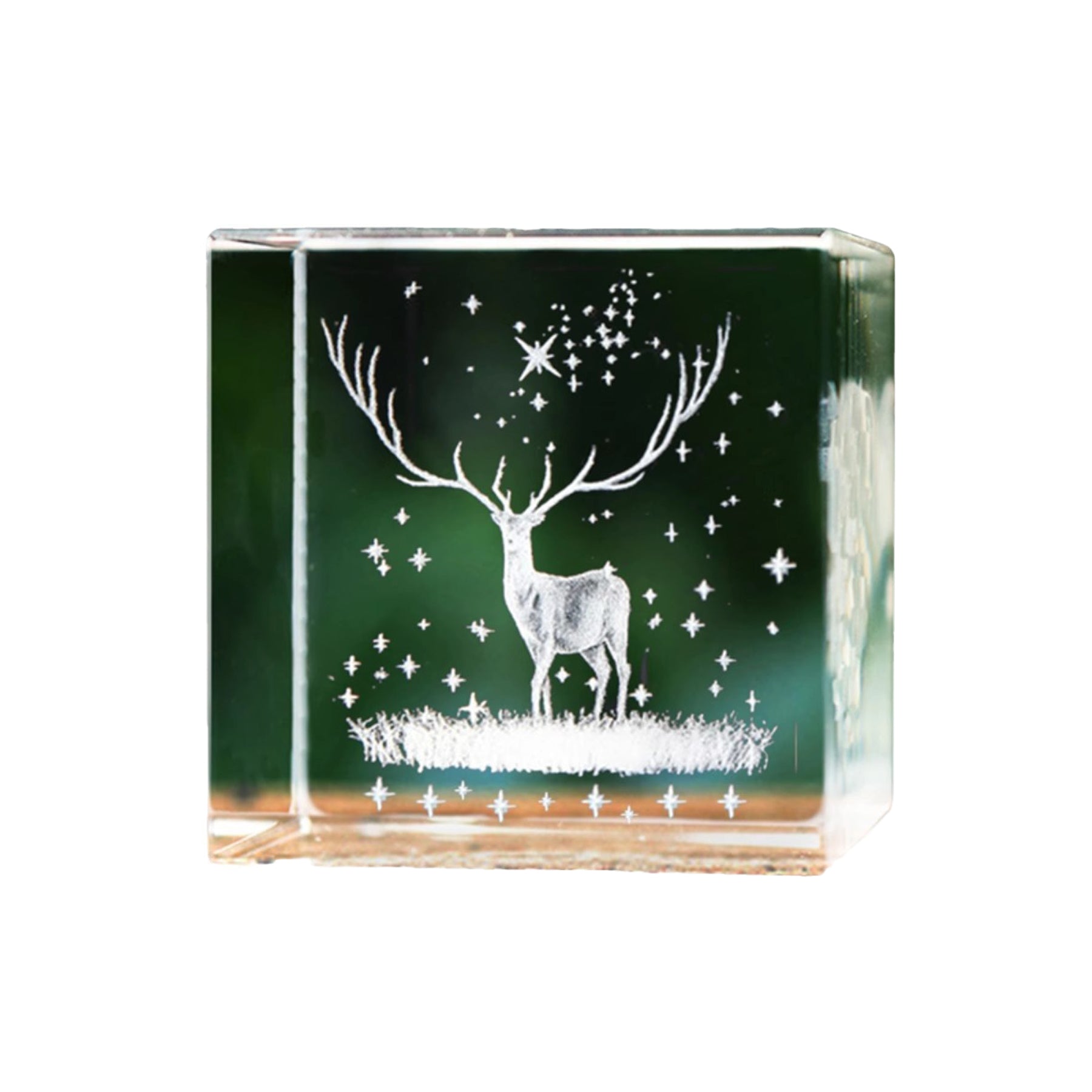 Customized Engraved Crystal Cube