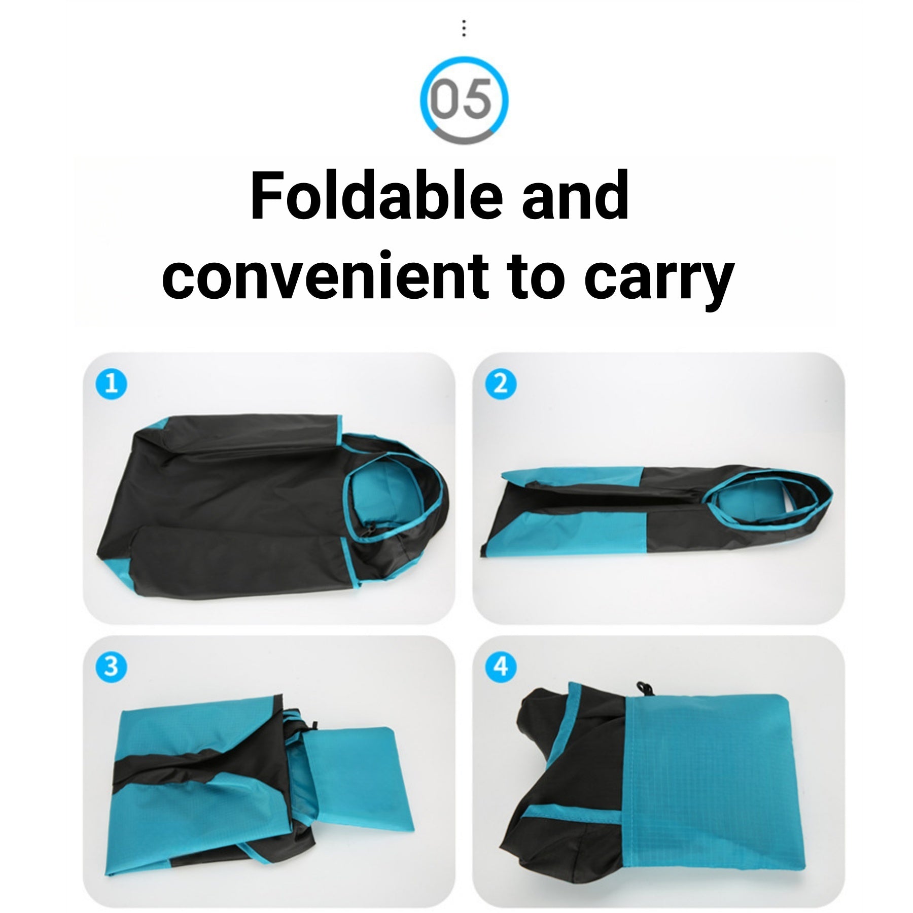 Shoulder - carried Foldable Bag