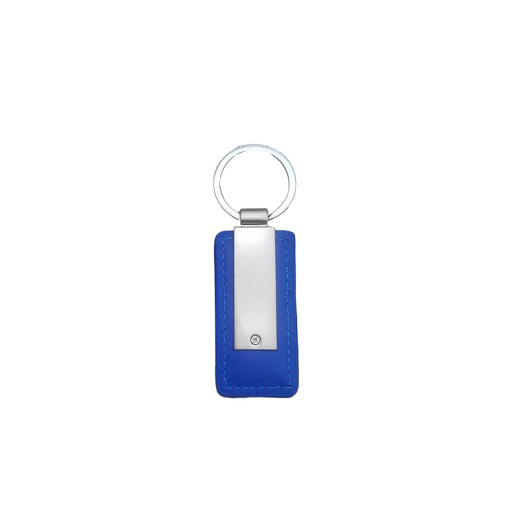Metal Car Keychain with PU Leather