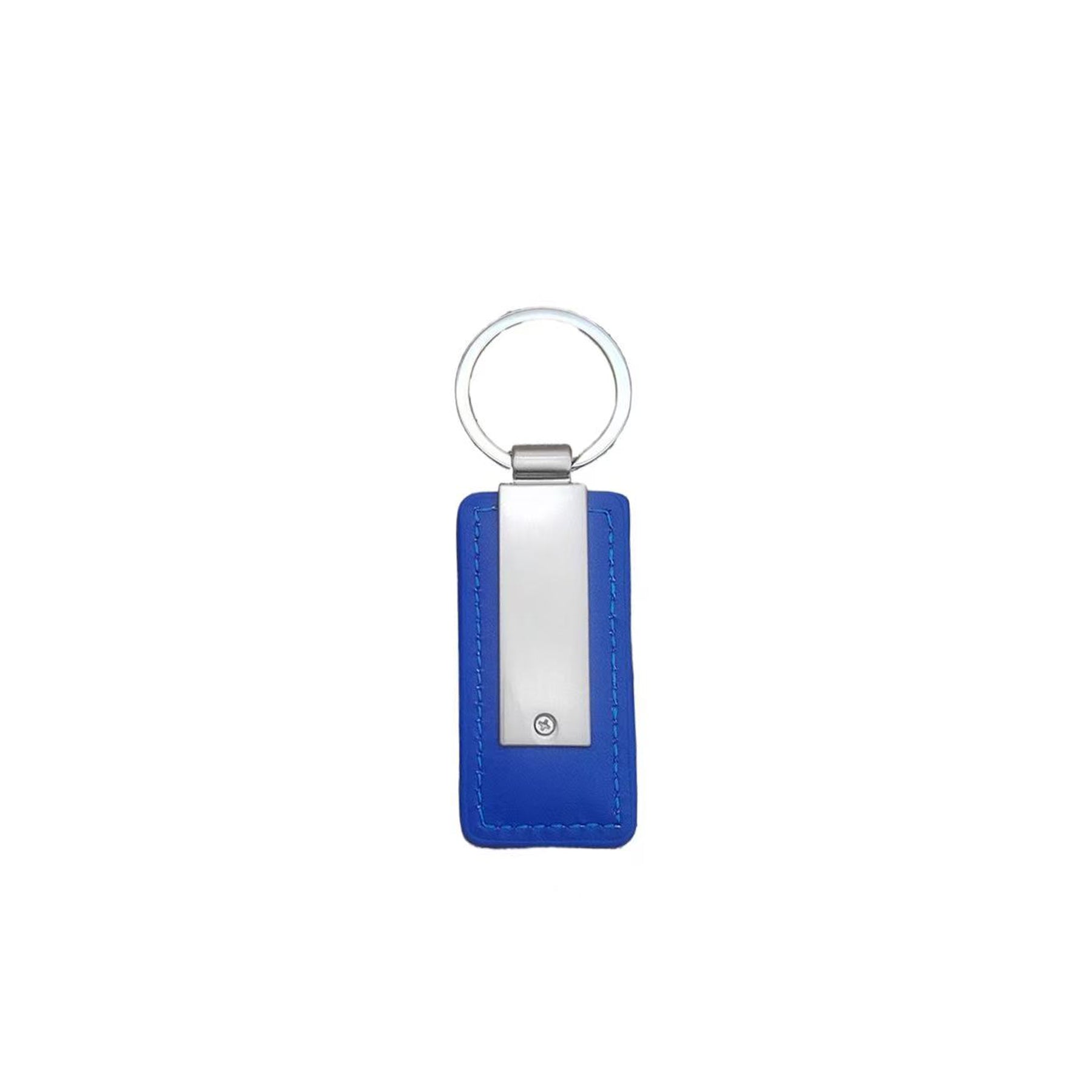 Metal Car Keychain with PU Leather