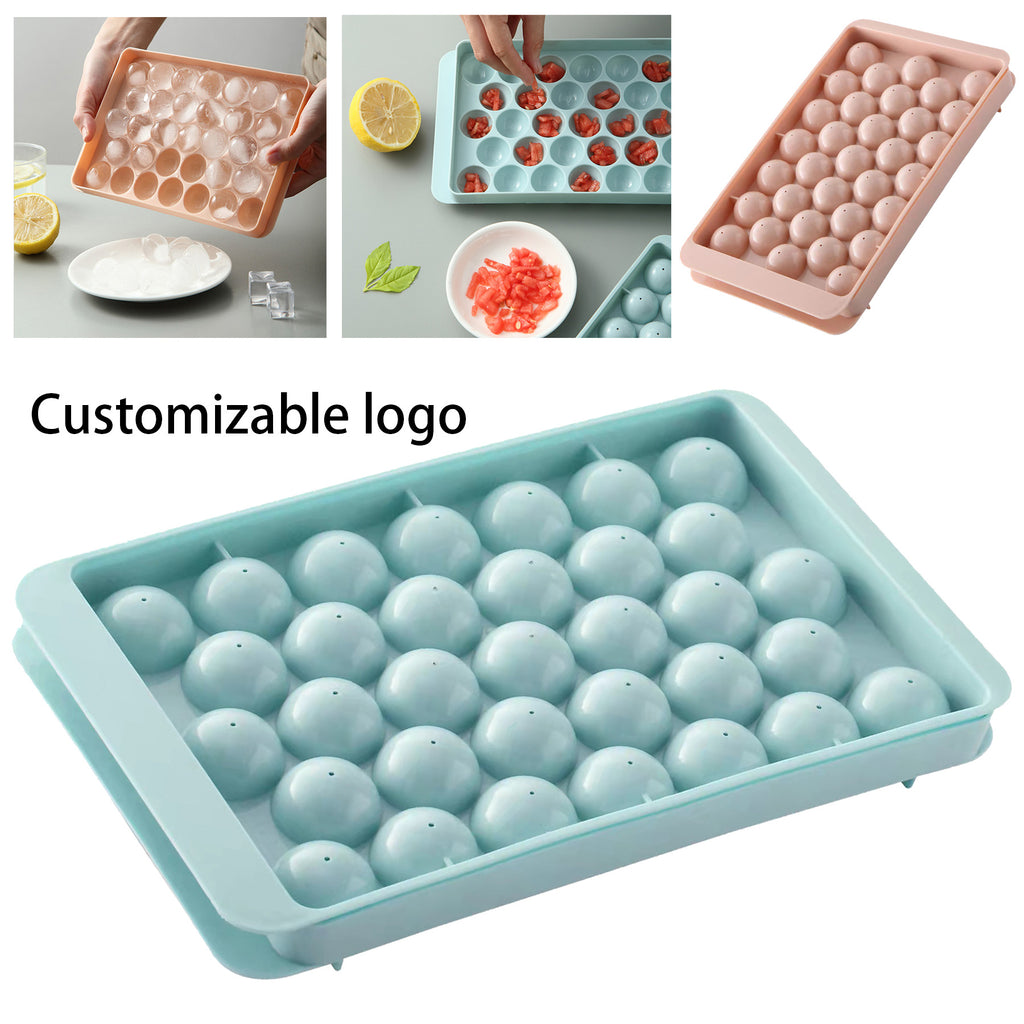 33-Grid Round Ice Cube Mold