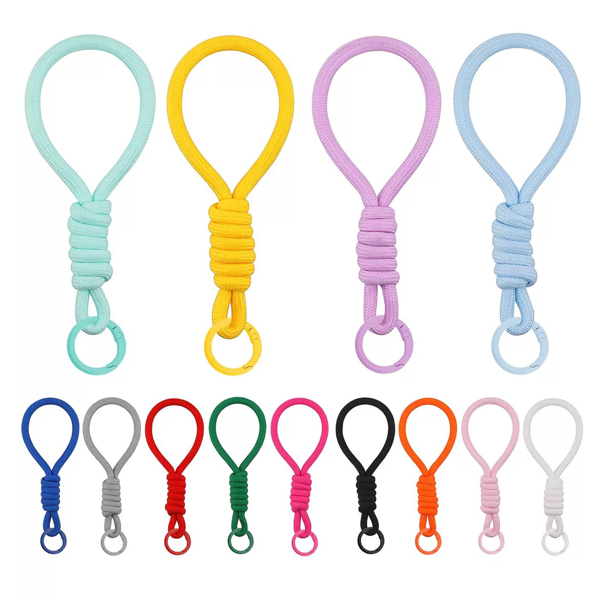 Multifunctional Nylon Braided Rope Keychain