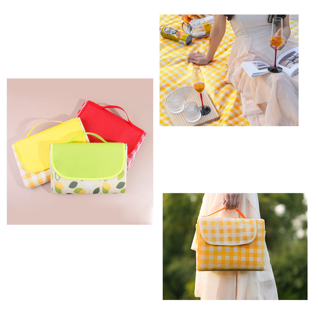 Waterproof Picnic Mat With Aluminum Foil For Outdoor Dining