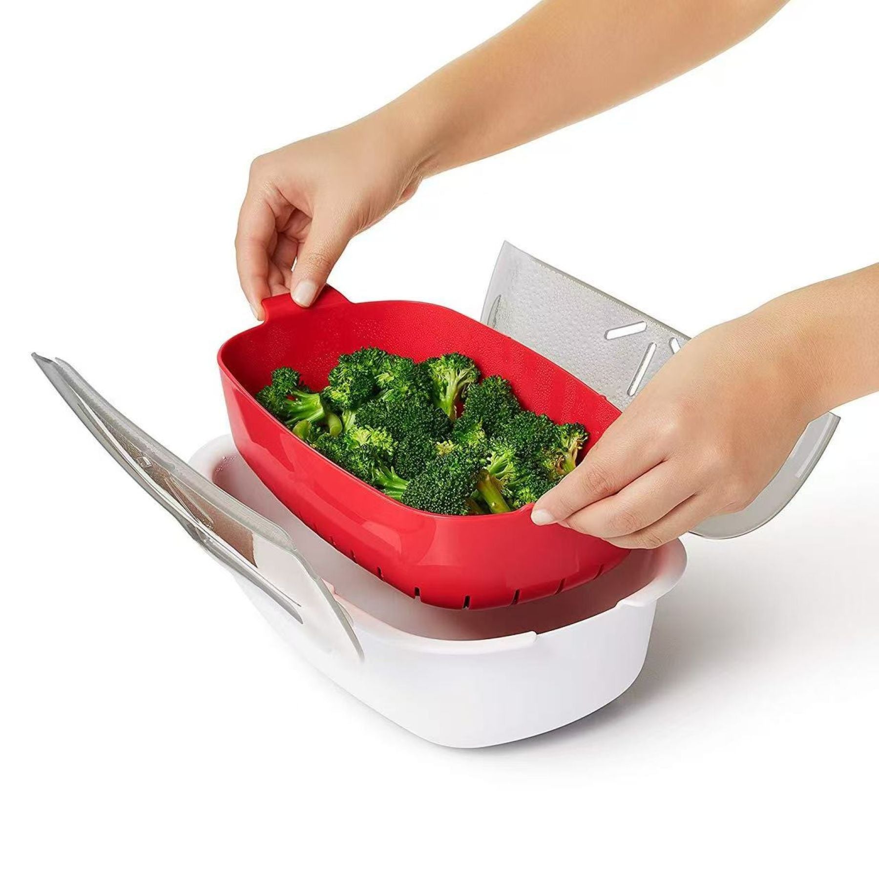 Microwave Oven Steaming Dish