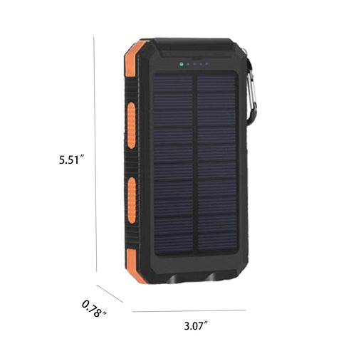 4000Mah Solar Power Bank Compass