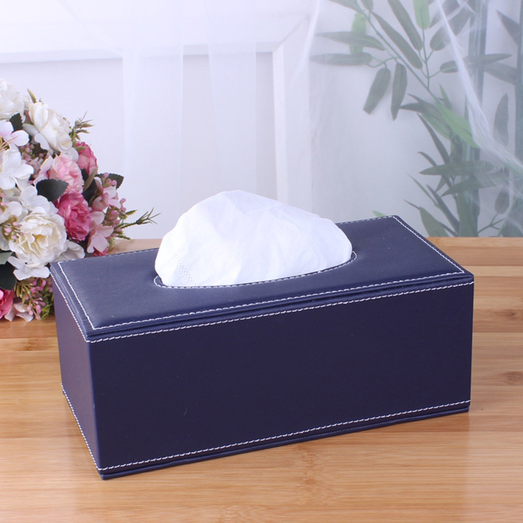 Leather Tissue Box