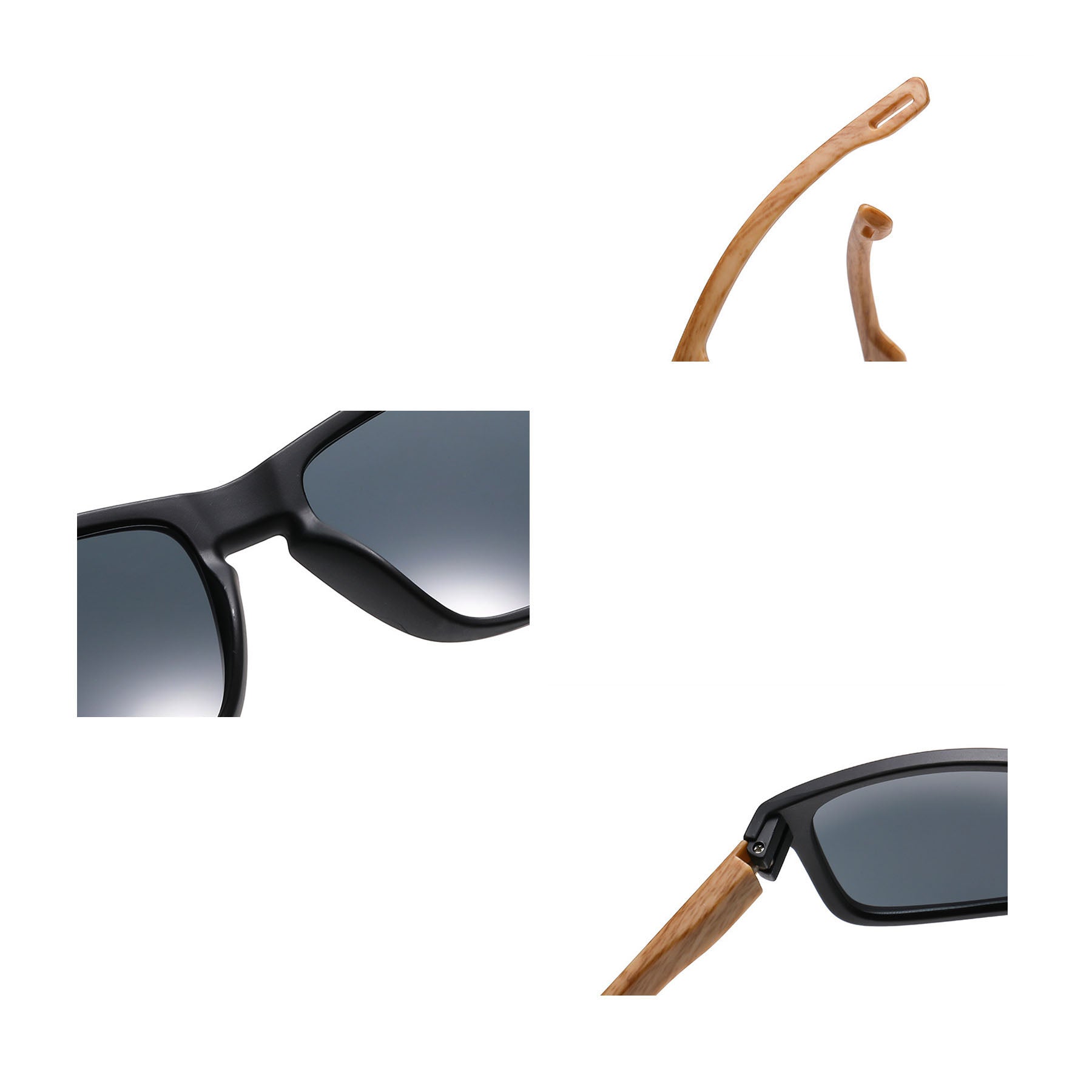 Square Wooden Sunglasses