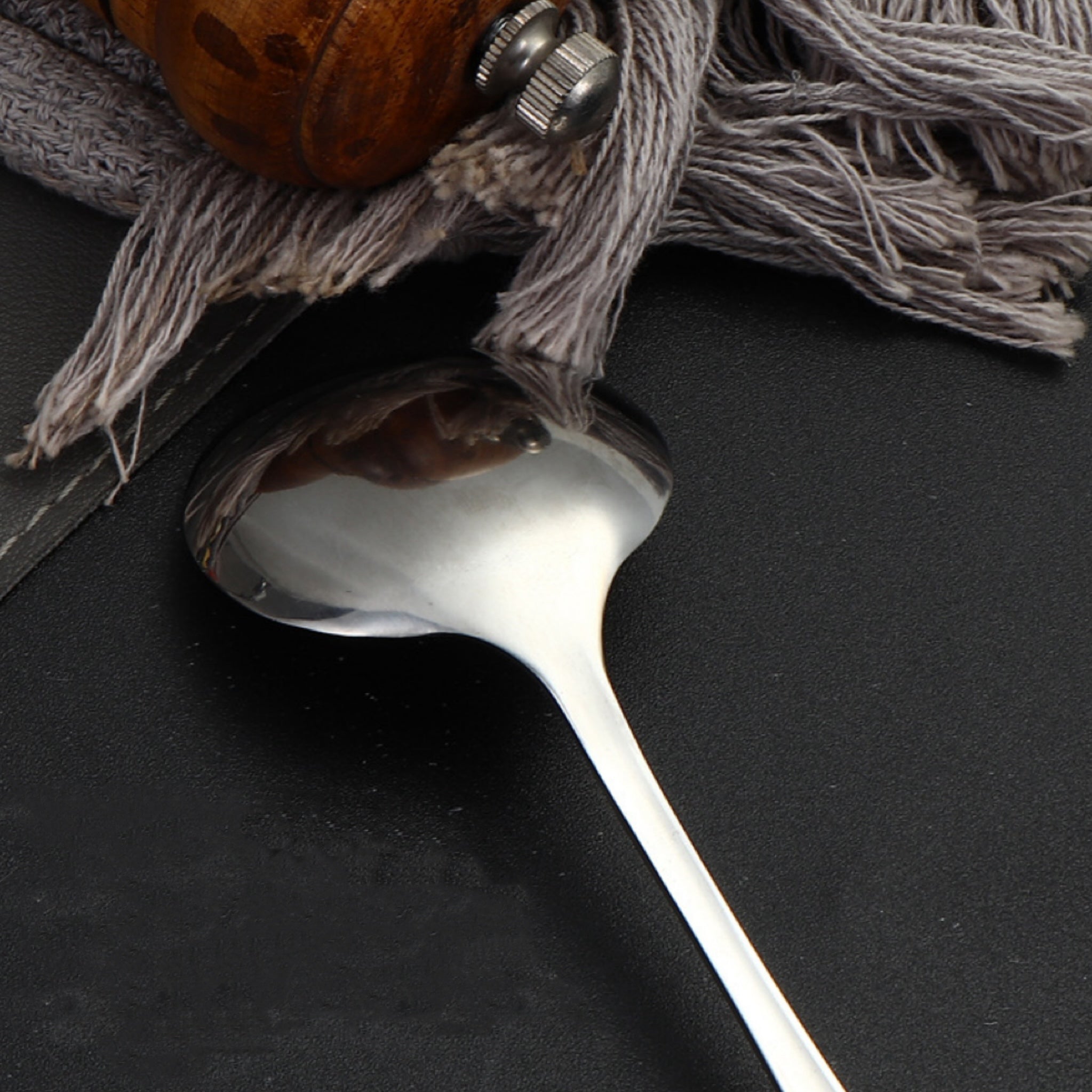 Stainless Steel Round Spoon