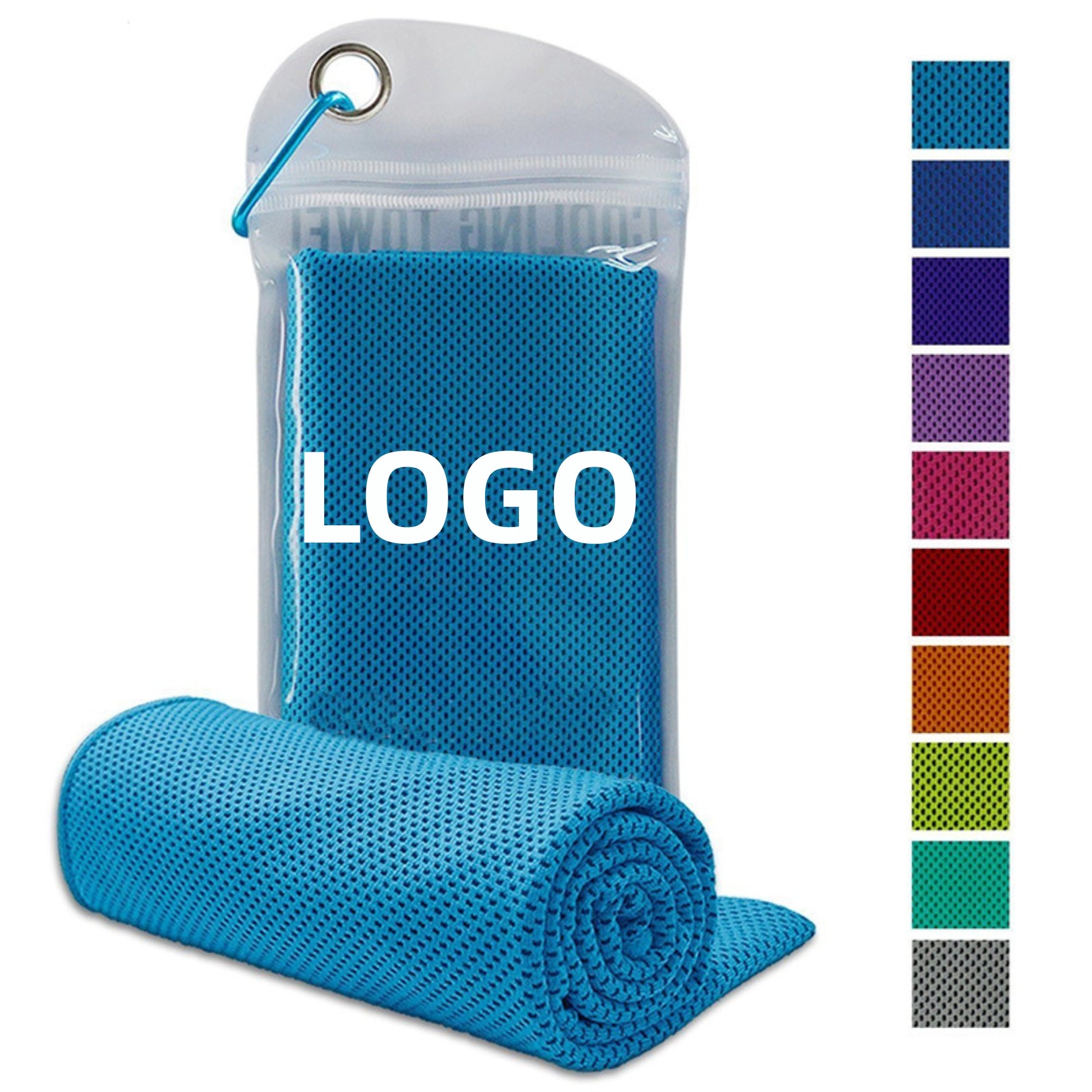 Outdoor Multi-Purpose Cooling And Sweat-Absorbing Ice Towel