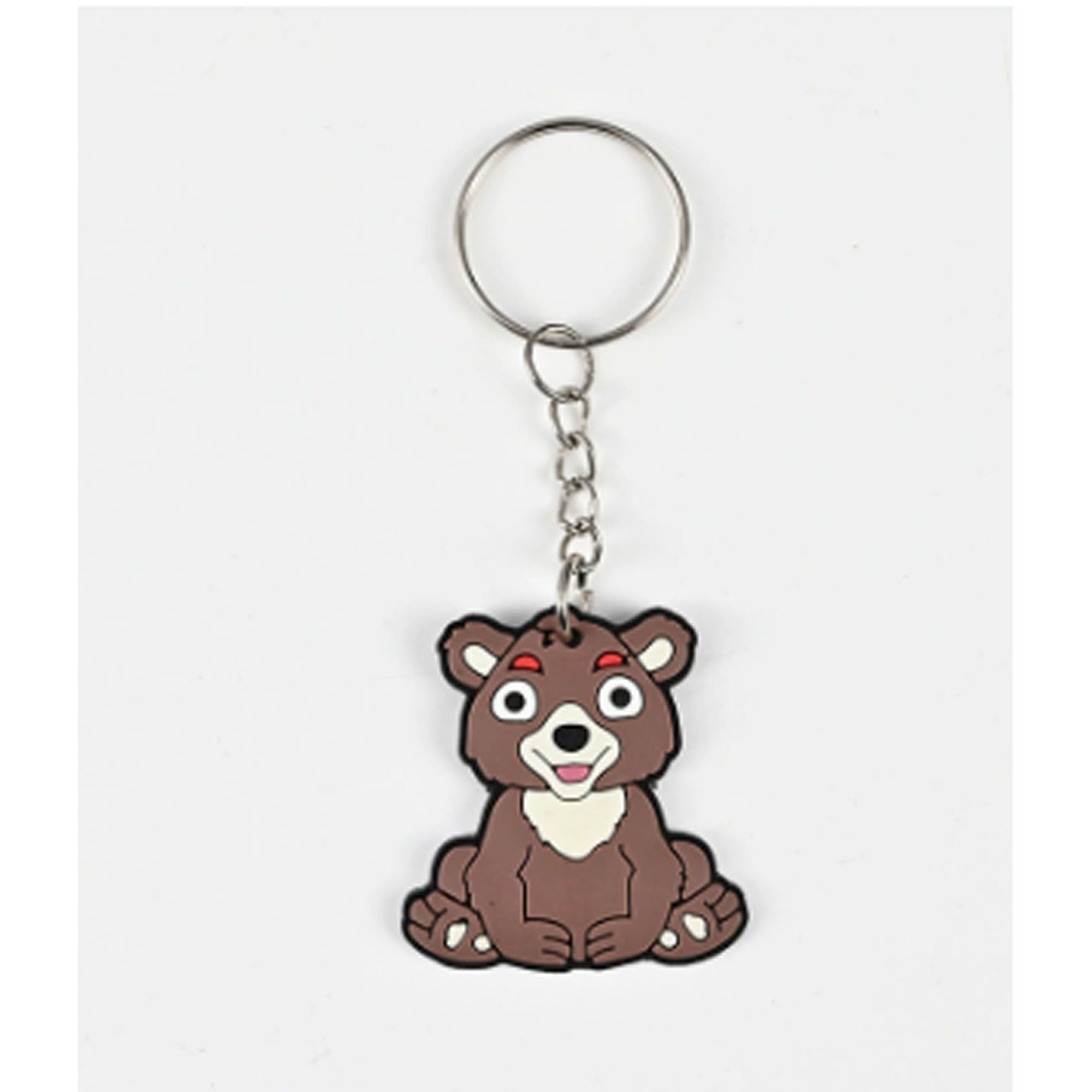 Soft PVC Keychain Colorful Animal Car Charm Bag Accessory