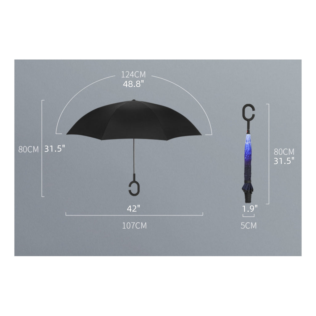 Inverted Reverse Upside Down Umbrella