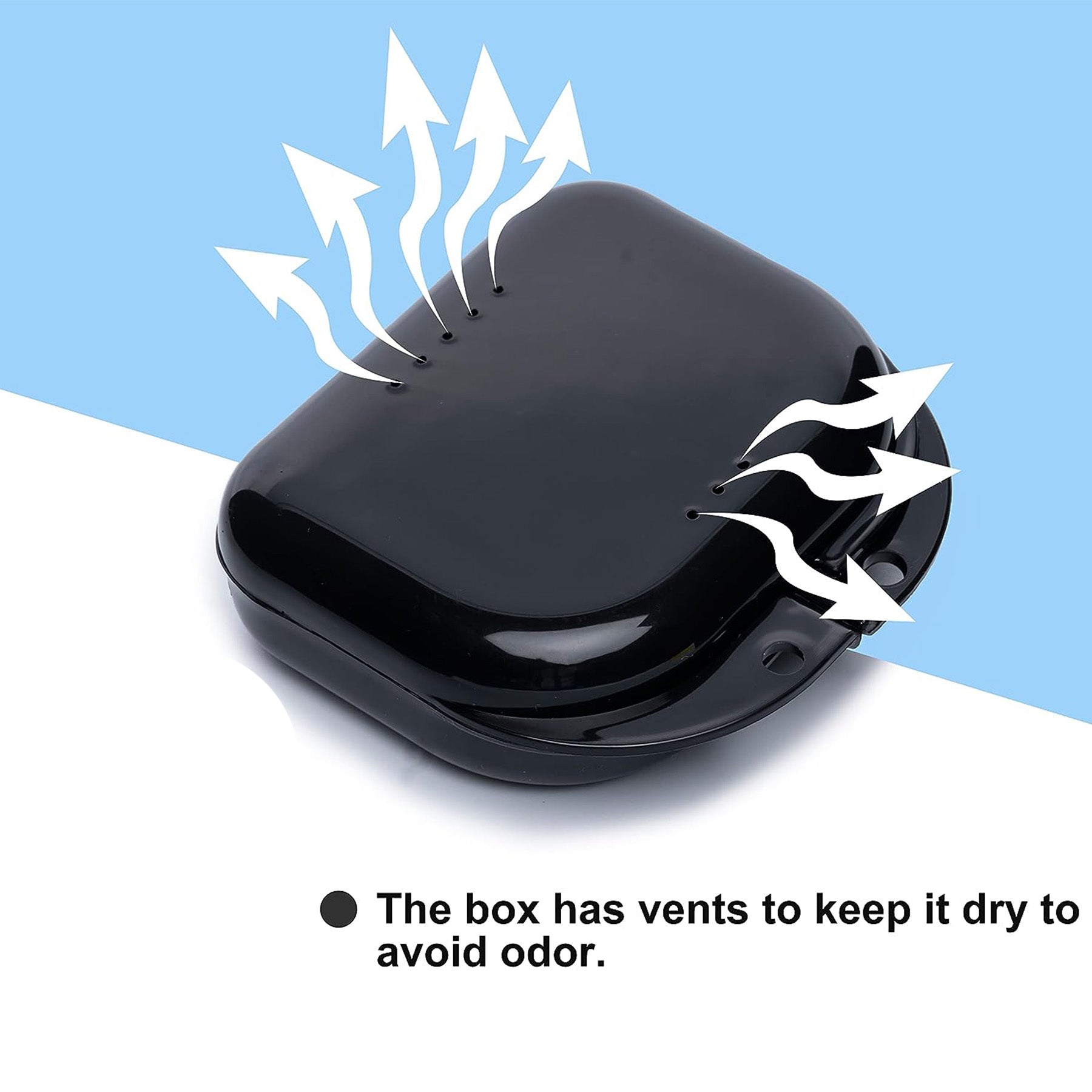 Tight Snap Lock Orthodontic Mouth Guard Case