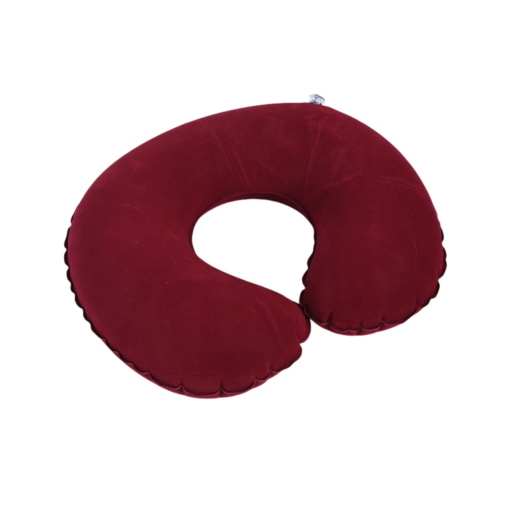 PVC Flocked Inflatable U - shaped Pillow
