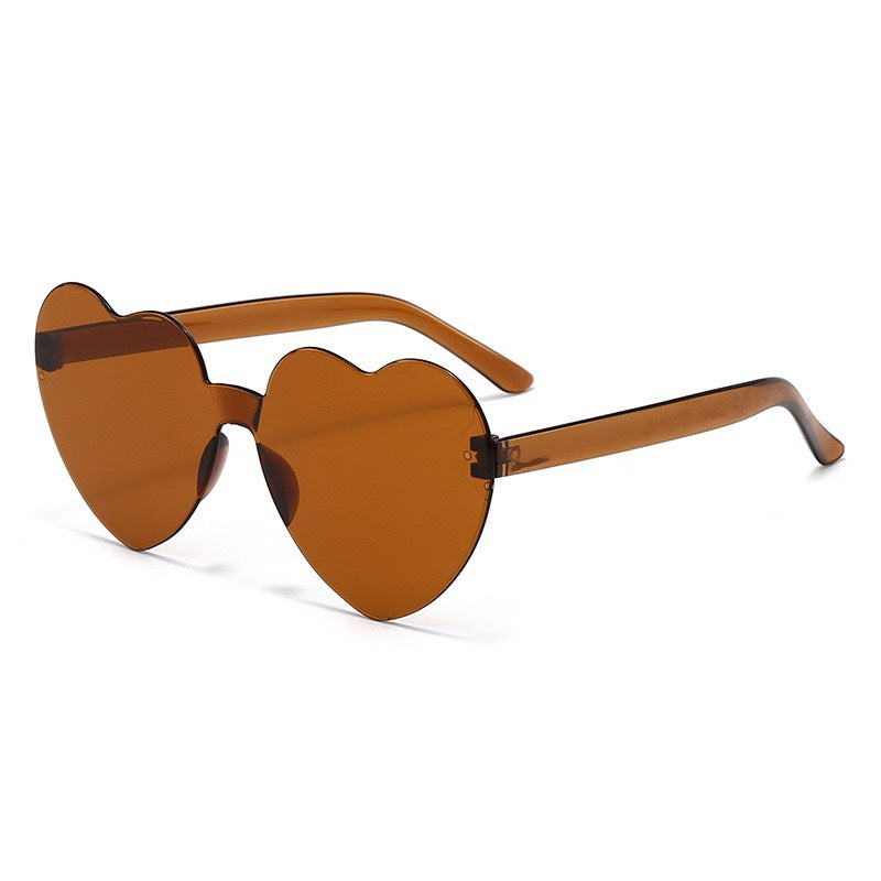 Colorful Heart Shaped Sunglasses