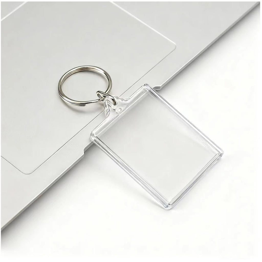 Fashionable And Creative Acrylic Photo Frame Keychain Holder