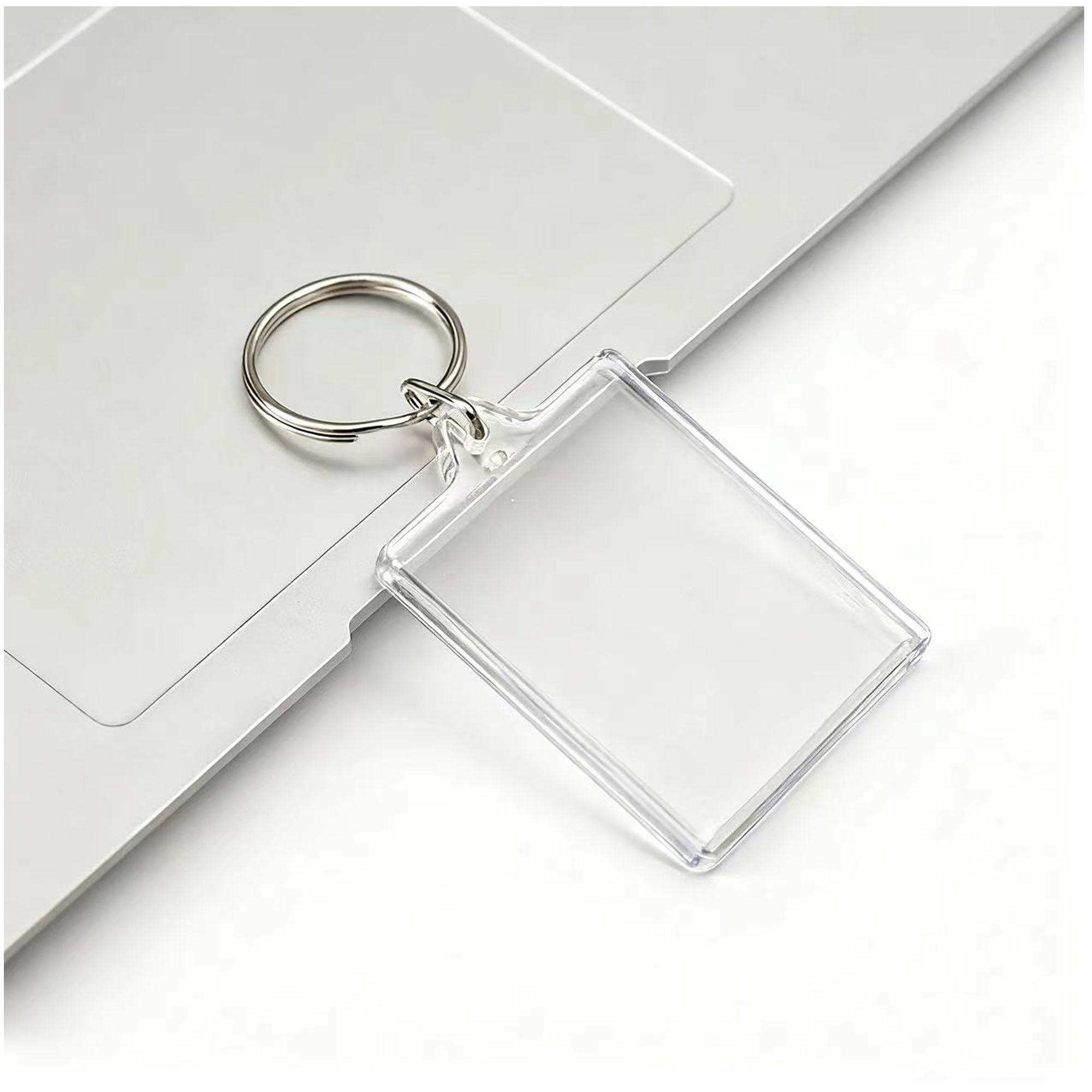 Fashionable And Creative Acrylic Photo Frame Keychain Holder