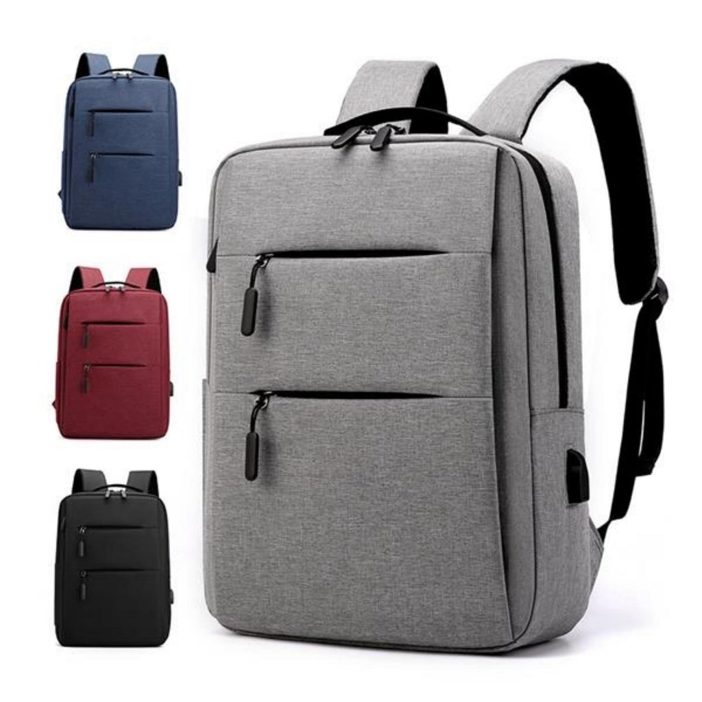 Customizable Laptop Backpack Luggage With USB Port