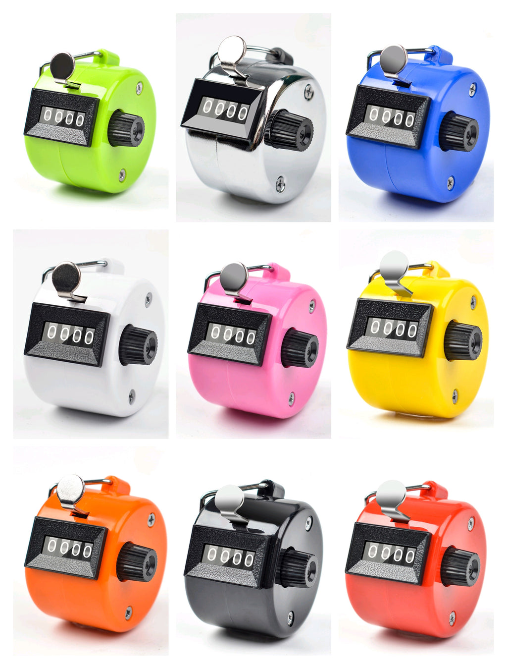 4 - Digit Portable Mechanical Hand Tally Counter